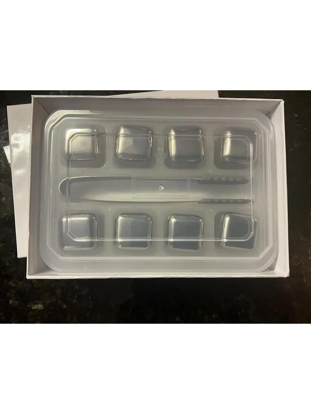 Stainless Steel Whiskey Ice Cubes NIB